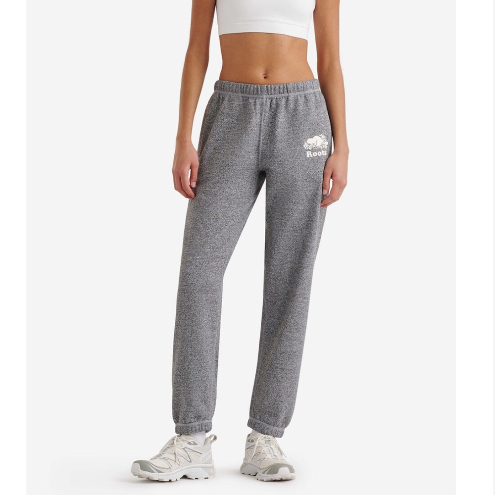 Roots Original Salt & Pepper Women’s Sweatpants - size XS